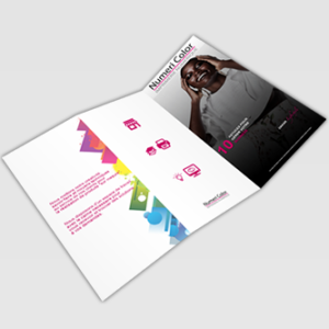 Dépliant 45 x 21 cm R/V