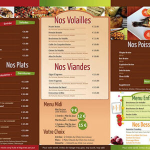 Menu Restaurant
